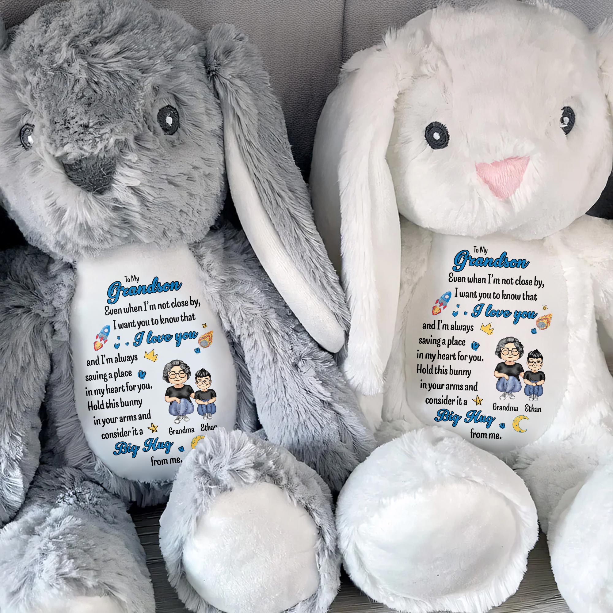 To My Grandson, Even When I'm Not Close By, Love Symbols, Bunny