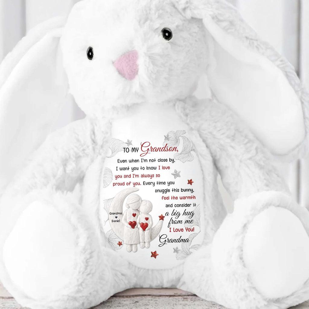 To My Grandson, Every Time You Snuggle This Bunny