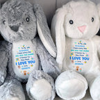 To My Grandson, How Much I Love You Bunny