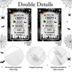 Creepy Kooky Mysterious & Spooky Family Flag - Personalized Flag - HALW027_GAF