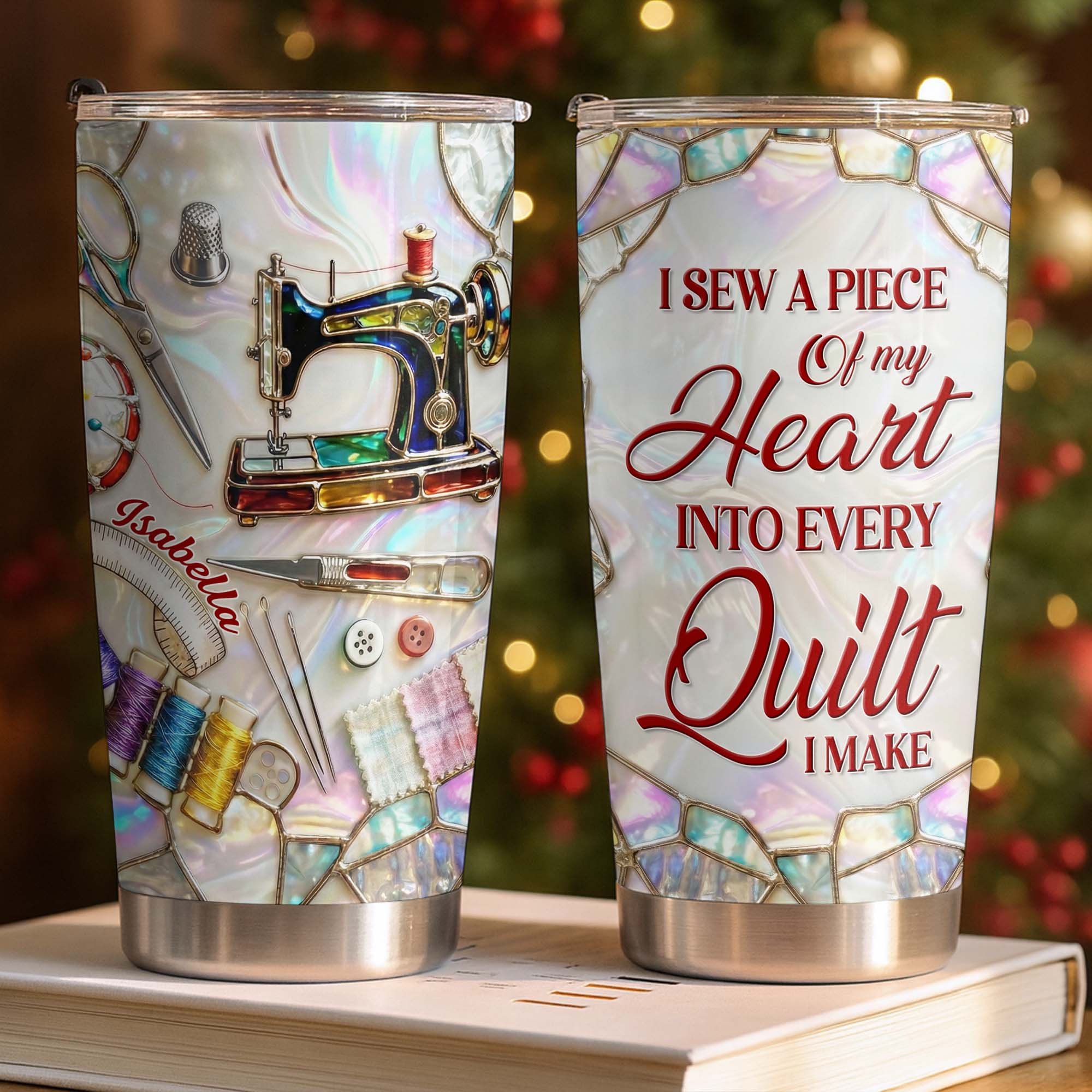 I Sew A Piece Of My Heart, Sewing Machine And Craft Tools