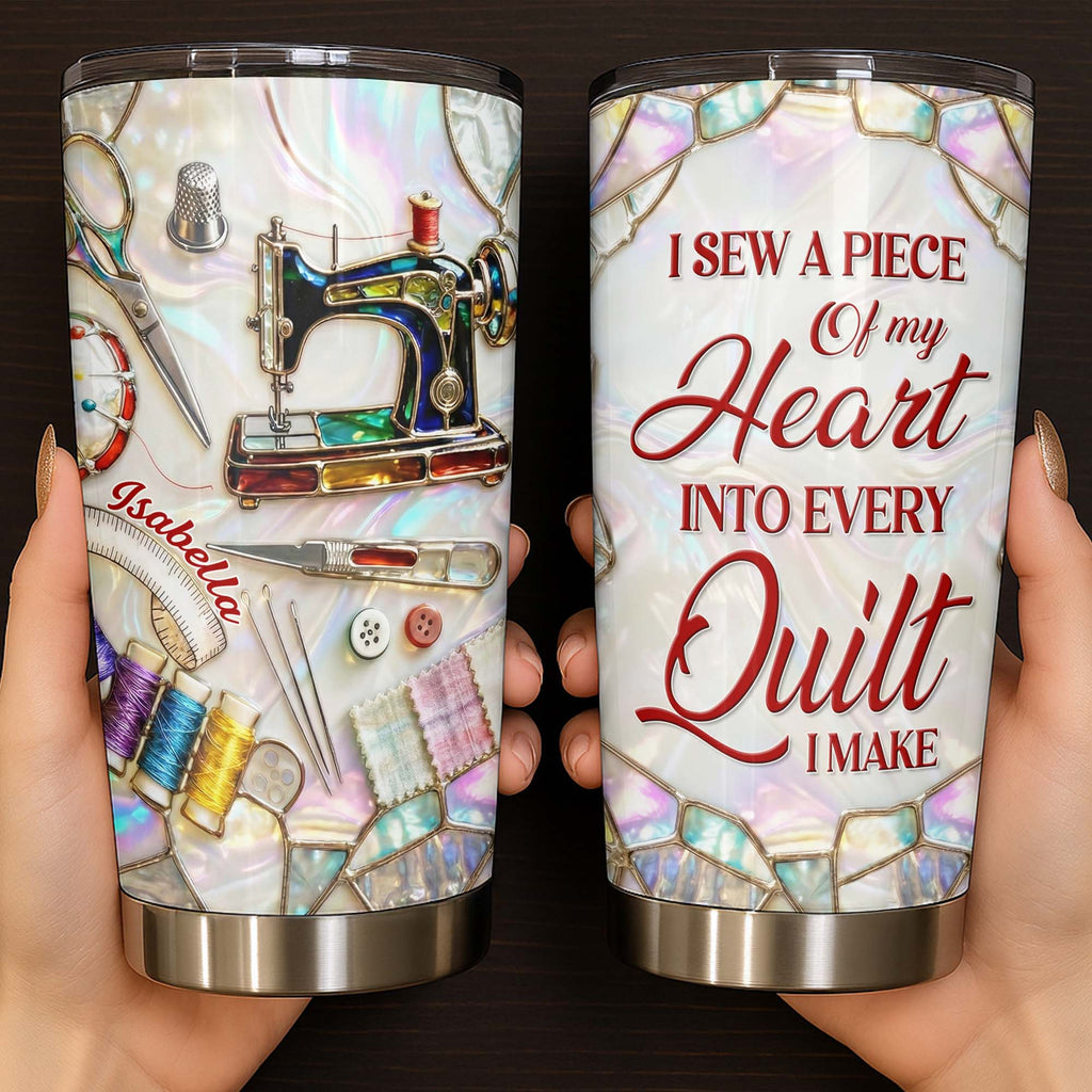 I Sew A Piece Of My Heart, Sewing Machine And Craft Tools