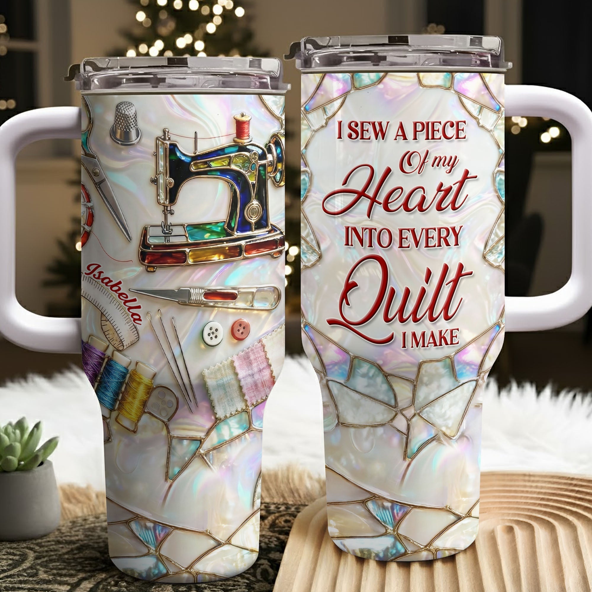 I Sew A Piece Of My Heart Sewing Machine Quilting Tools