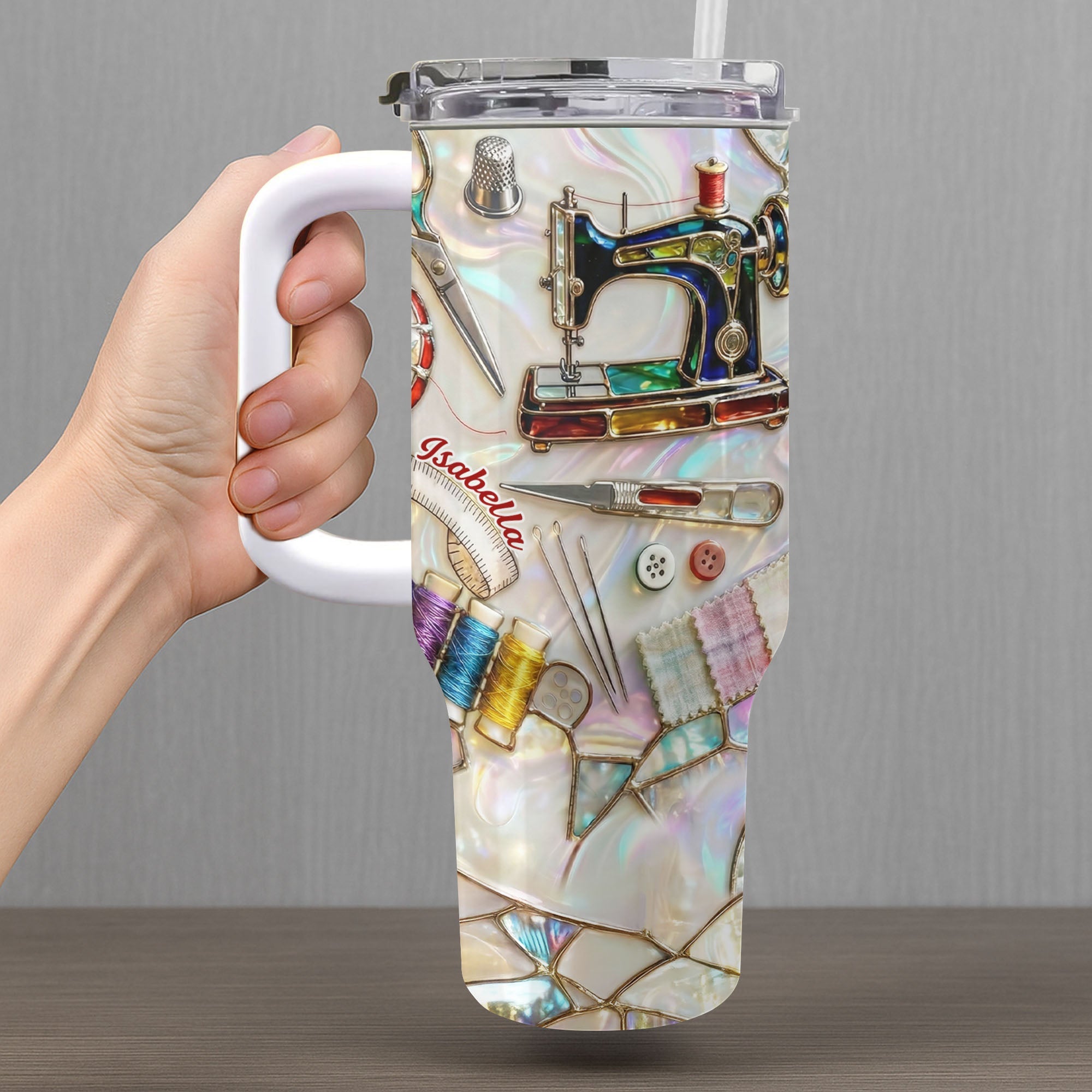 I Sew A Piece Of My Heart Sewing Machine Quilting Tools