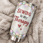 Sewing Is My Therapy With Sewing Machine And Threads