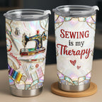 Sewing Is My Therapy With Sewing Machine And Threads