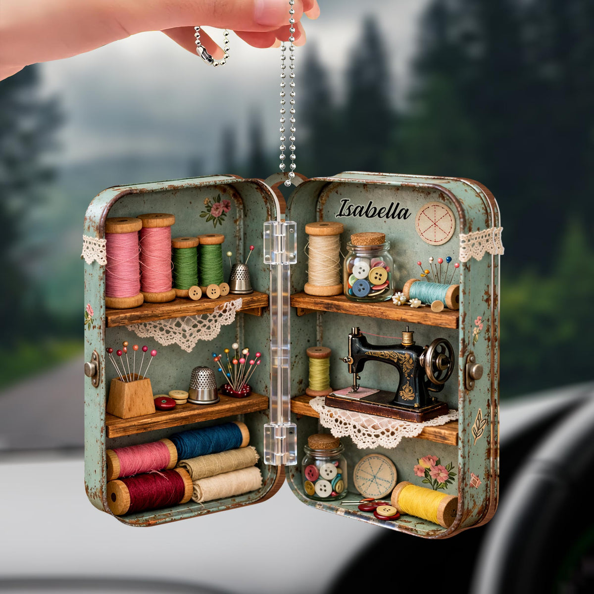 Sewing Memories, Threads And Sewing Machine