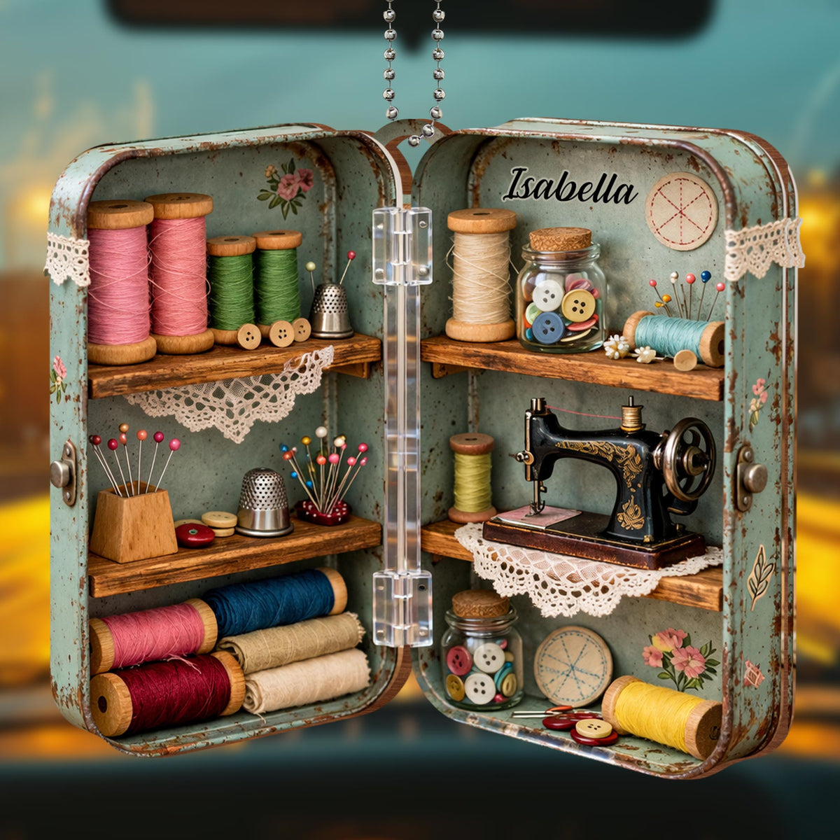Sewing Memories, Threads And Sewing Machine