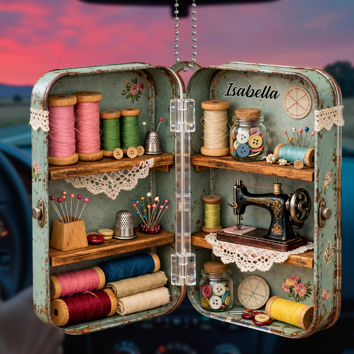 Sewing Memories, Threads And Sewing Machine