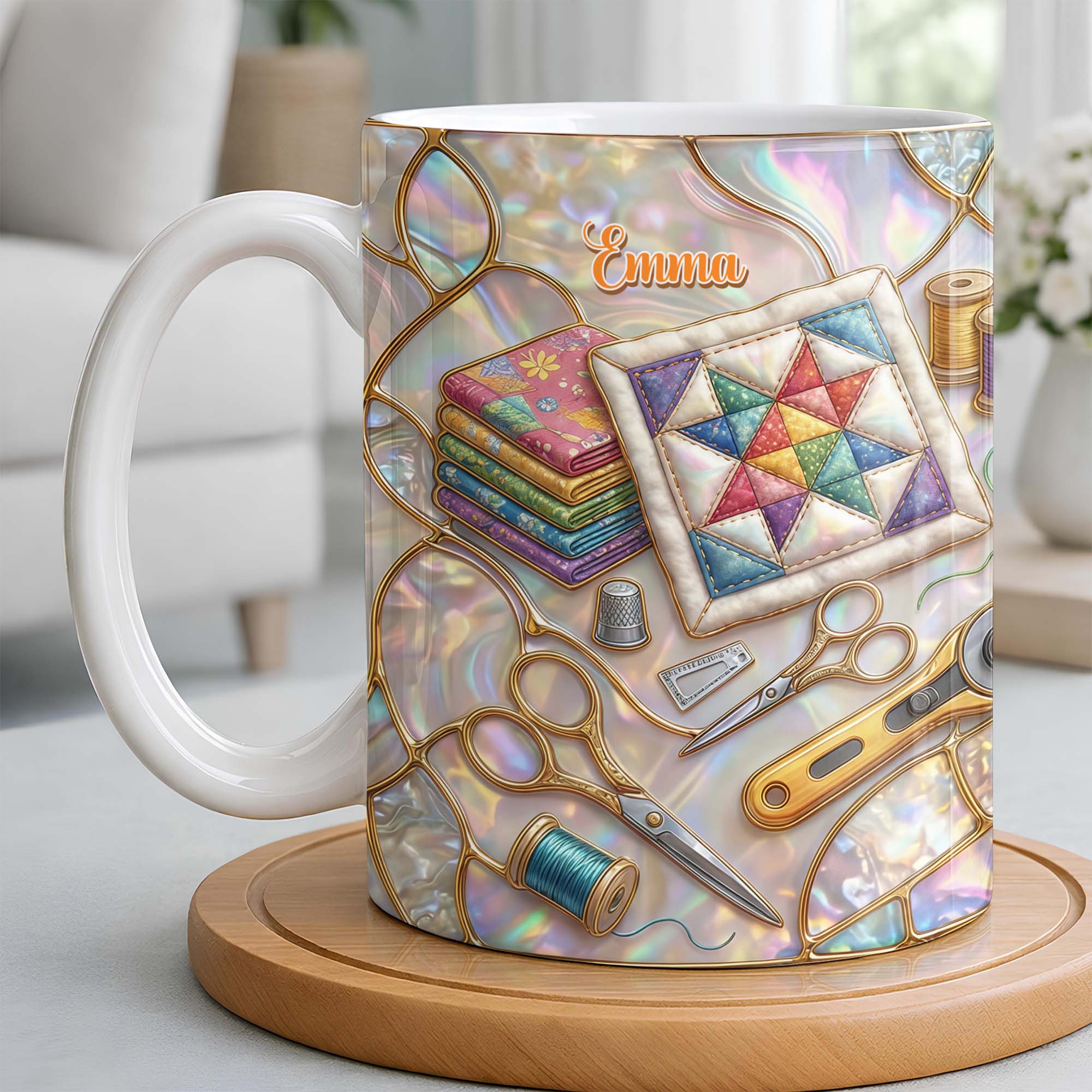 Personalized Vibrant Crafting Tools Design