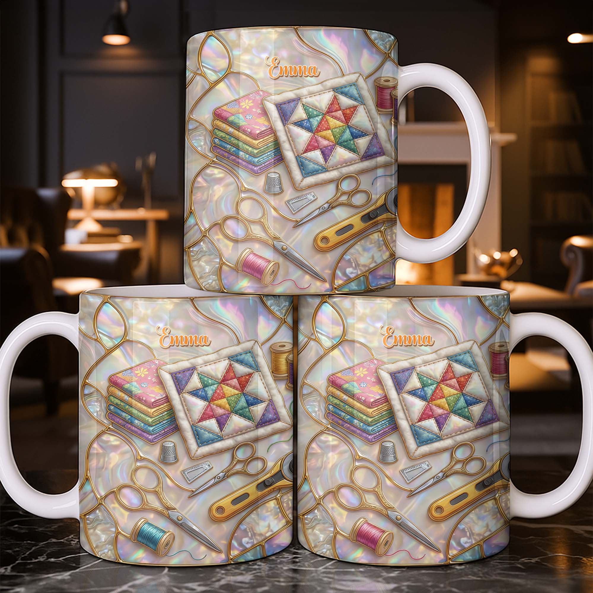 Personalized Vibrant Crafting Tools Design