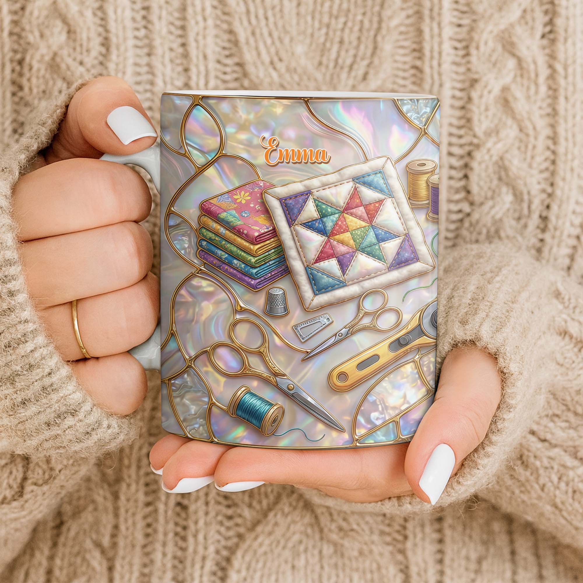 Personalized Vibrant Crafting Tools Design