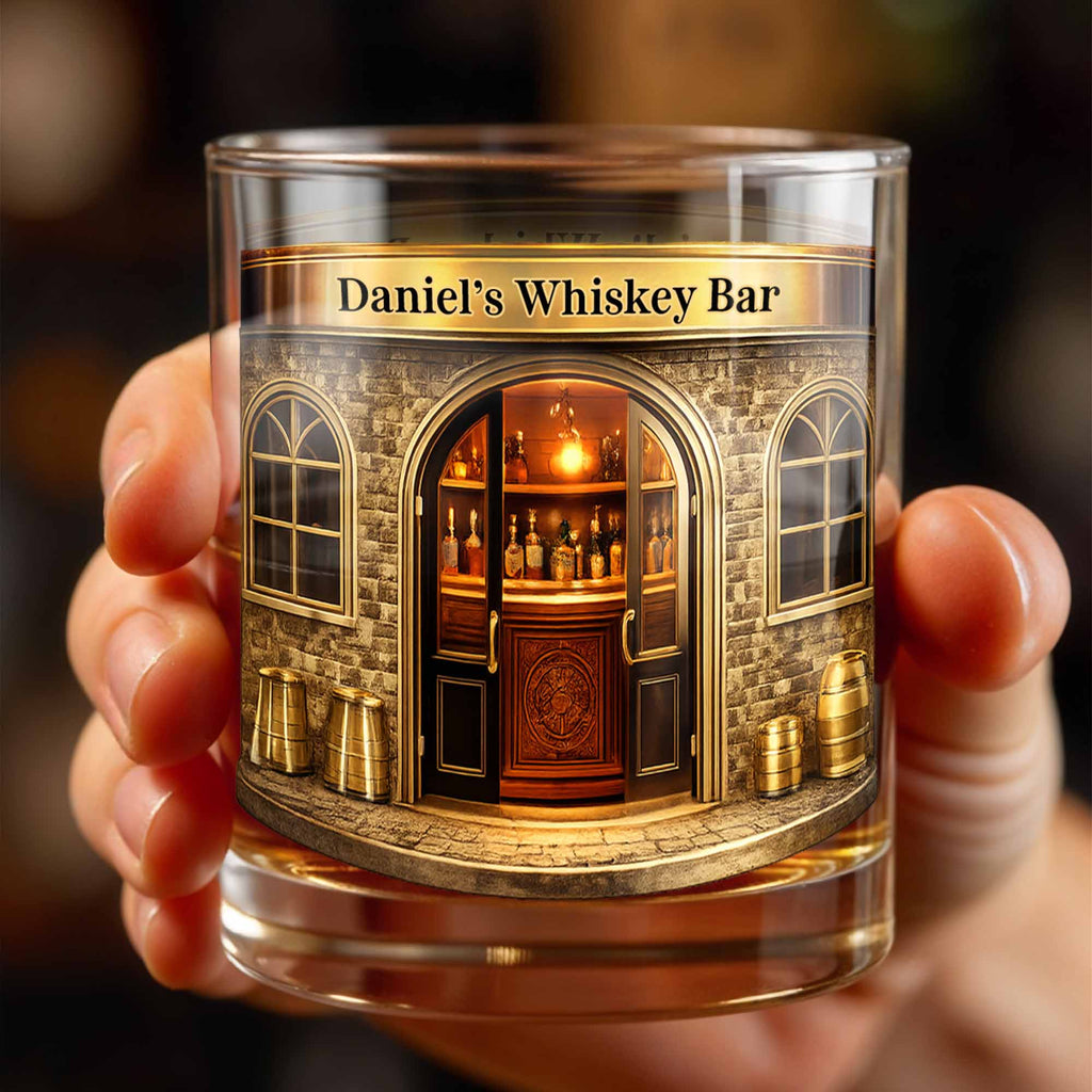 Relax At Your Personal Whiskey Bar Featuring A Classic Bar Design