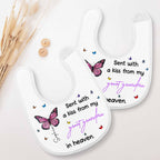 Sent With A Kiss From Great Grandma, Butterflies Design