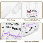 Sent With A Kiss From Great Grandma, Butterflies Design