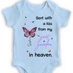 Sent With A Kiss From My Great Grandma In Heaven, Butterfly Hearts