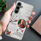 The Moment Your Heart Stopped, Cardinals And Bare Trees Design - Personalized Clear Phone Case - HME240_PHC
