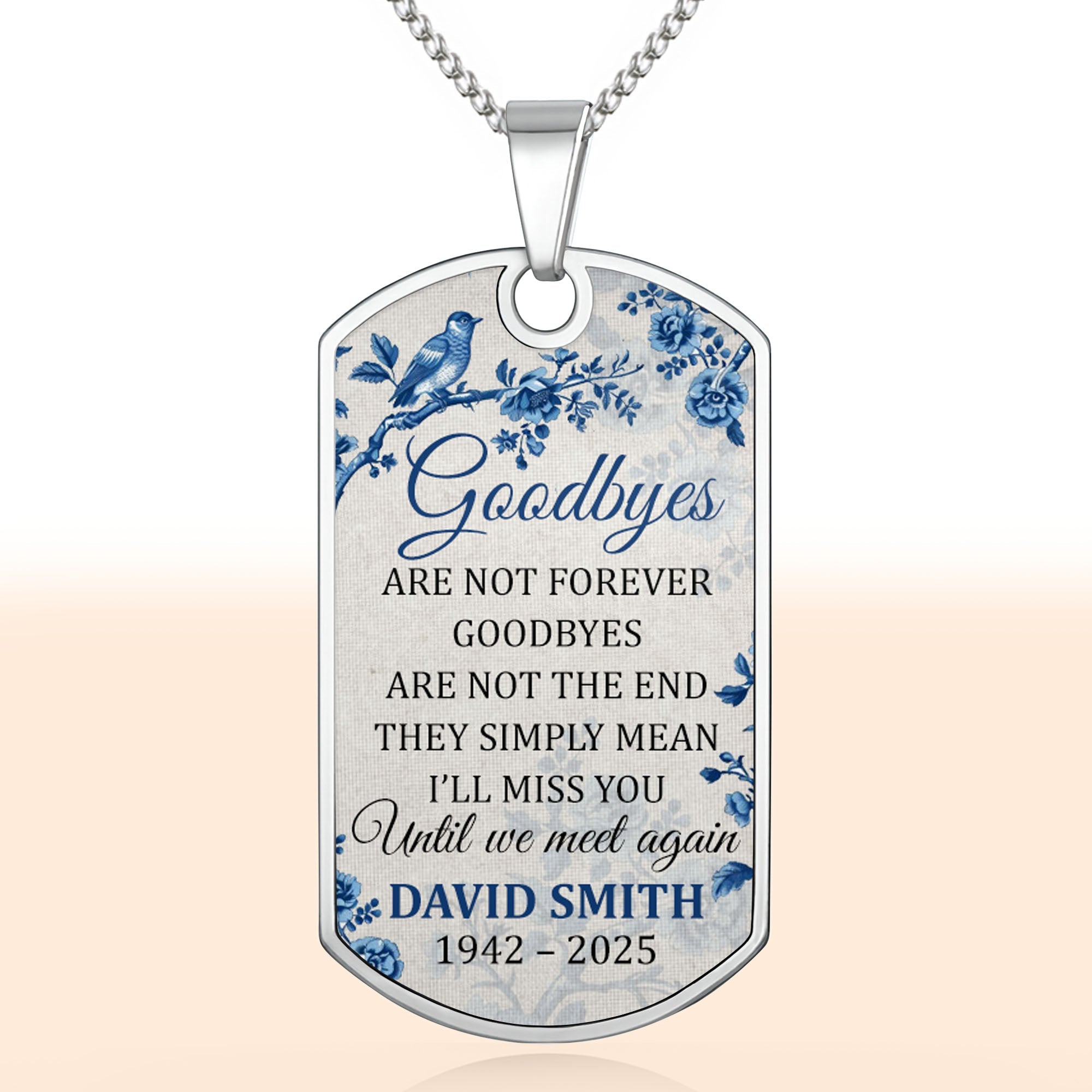 Goodbyes Are Not Forever With Birds And Flowers