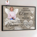 Because Someone We Love Is In Heaven, Wings and Heart Design