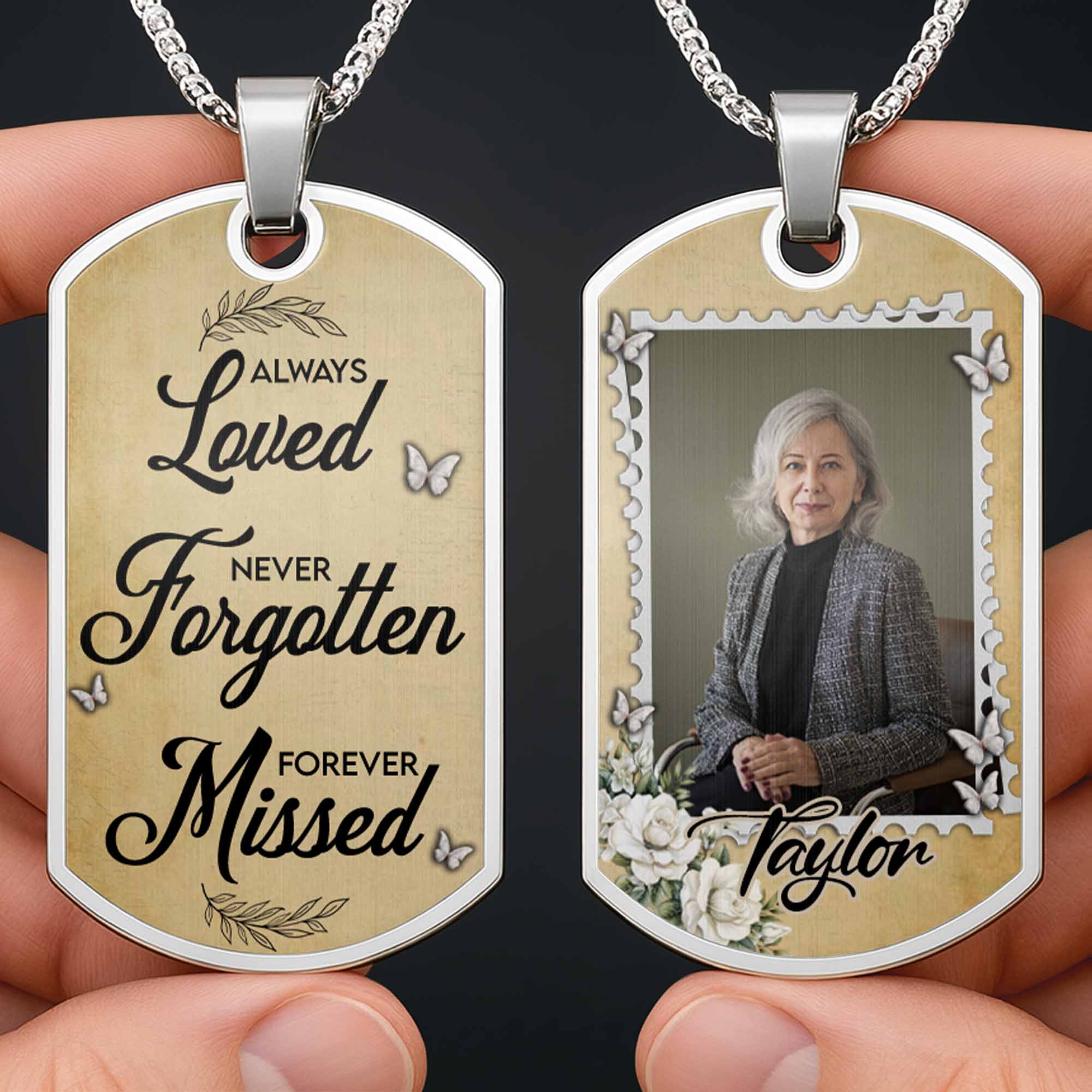 Always Loved, Never Forgotten, Forever Missed With Butterflies