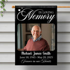 In Loving Memory, Forever in Our Hearts Memorial Flag