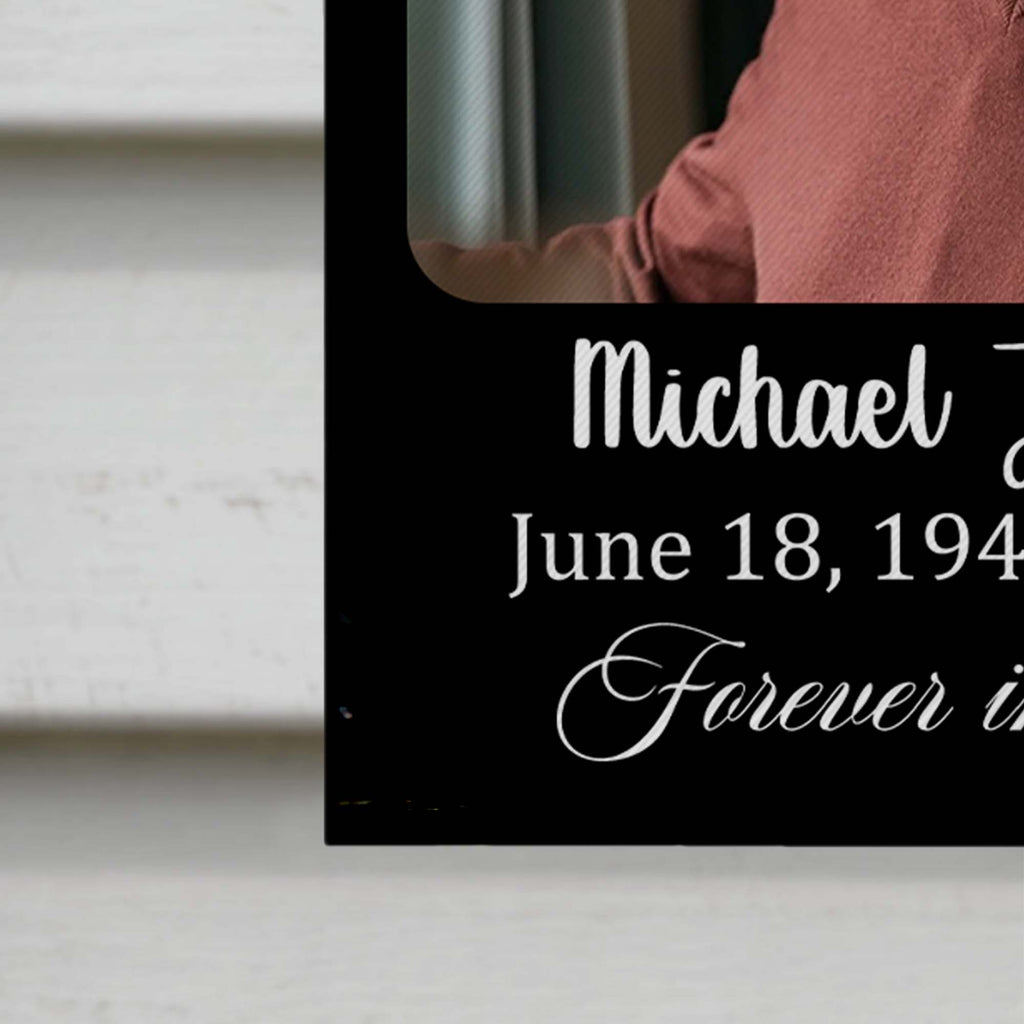 In Loving Memory, Forever in Our Hearts Memorial Flag