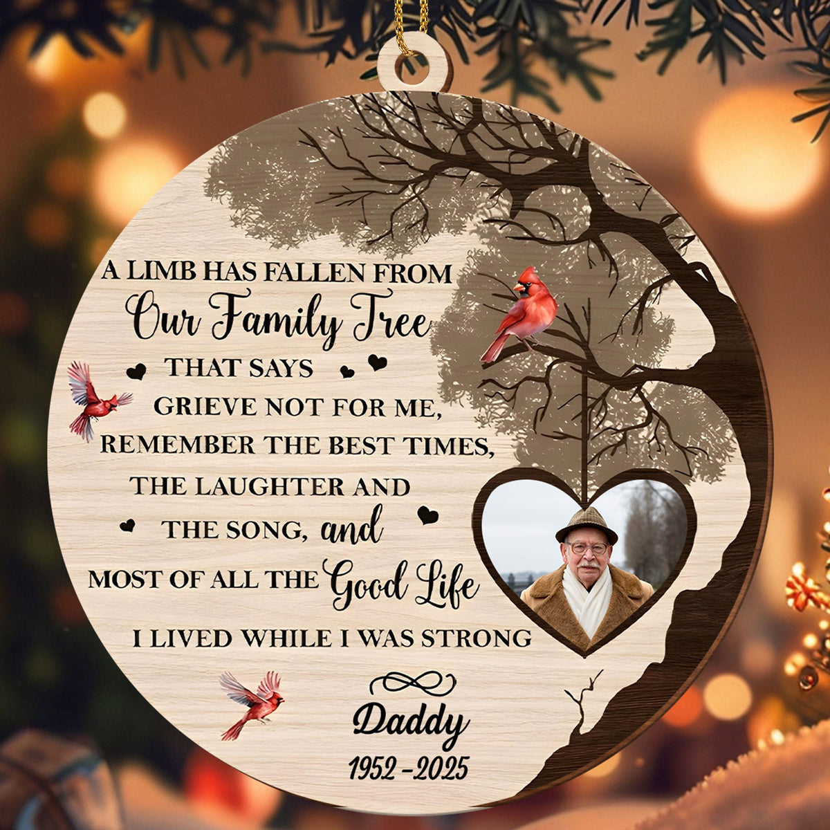 A Limb Has Fallen From Our Family Tree With Trees And Birds