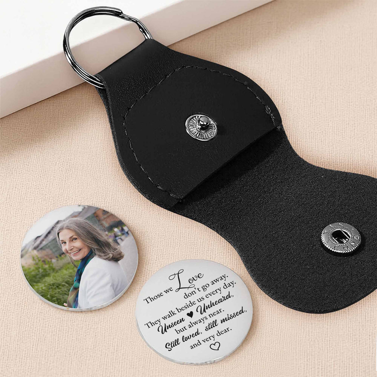 Those We Love Don't Go Away, Pocket Hug Keychain