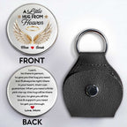 A Little Hug From Heaven Angel Wings And Heart Keychain