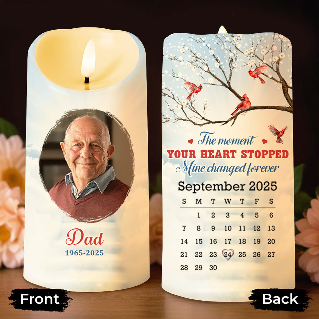 The Moment Your Heart Stopped, Mine Changed Forever, Cardinals On Tree