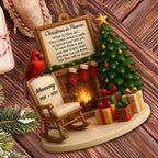 Christmas In Heaven Memorial Rocking Chair And Christmas Tree