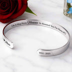A Hug From Heaven Bracelet With Heart And Angel Wings