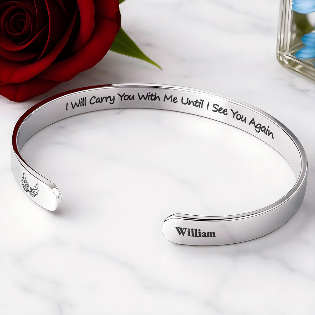 I Will Carry You With Me Until I See You Again, Wings And Paw Print