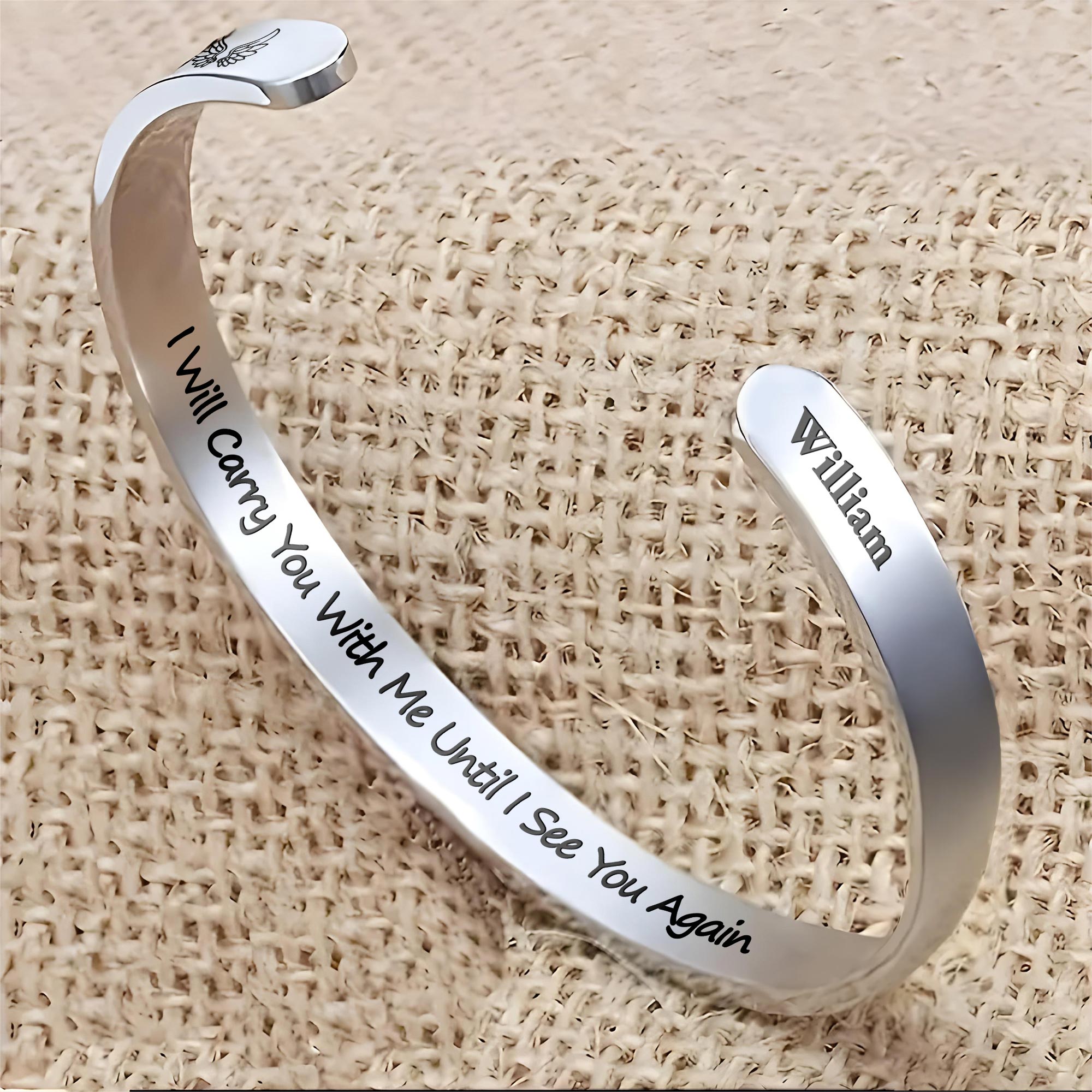 I Will Carry You With Me Until I See You Again, Wings And Paw Print