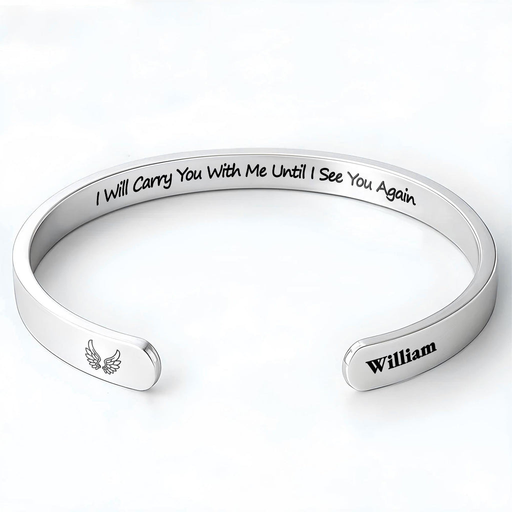 I Will Carry You With Me Until I See You Again, Wings And Paw Print