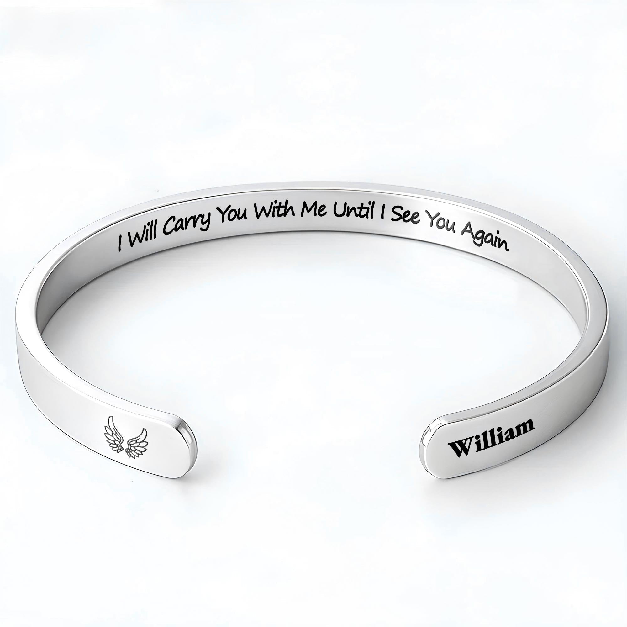 I Will Carry You With Me Until I See You Again, Wings And Paw Print