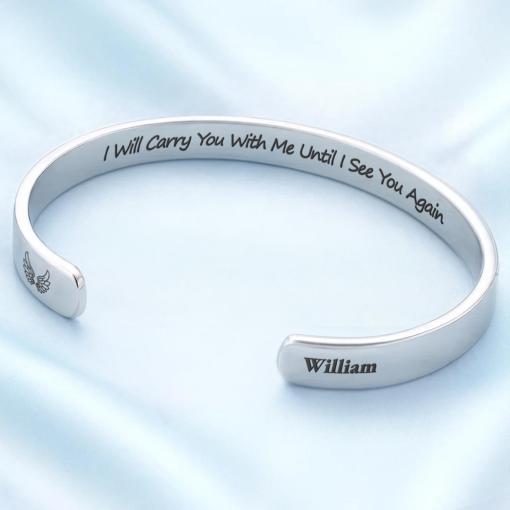 I Will Carry You With Me Until I See You Again, Wings And Paw Print