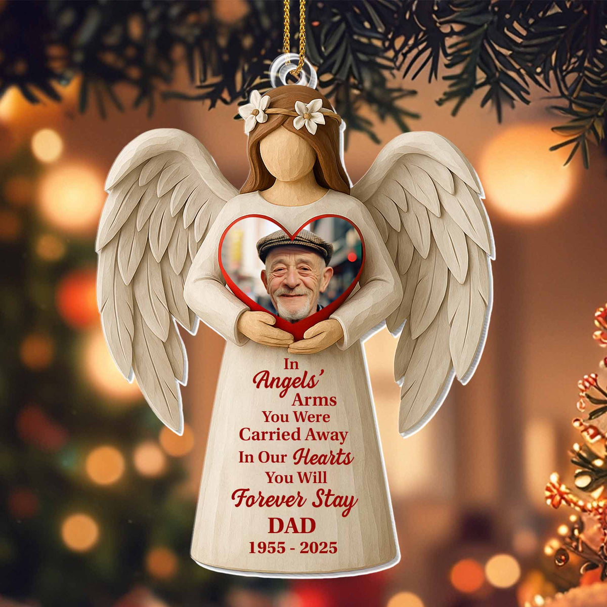 In Angels' Arms, Angel Heart Wings Ornament