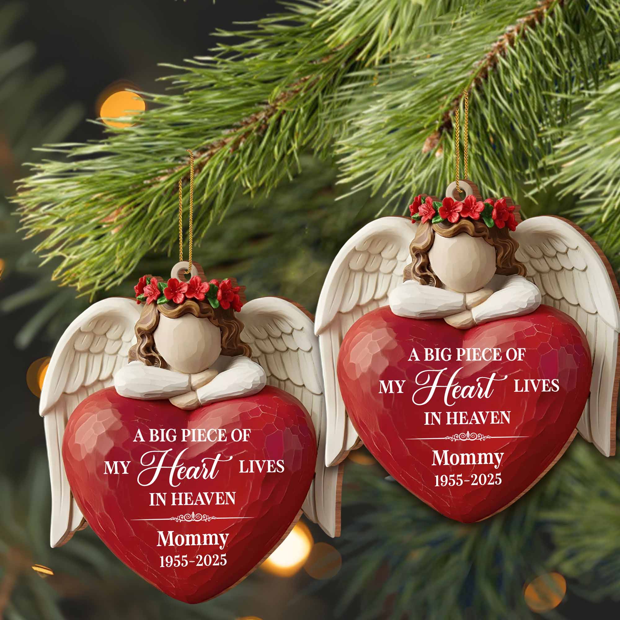 A Big Piece Of My Heart Lives In Heaven, Angel Heart Wings