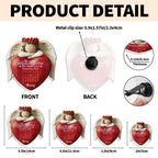 The Moment Your Heart Stopped Mine Changed Forever Angel Wings Heart Calendar