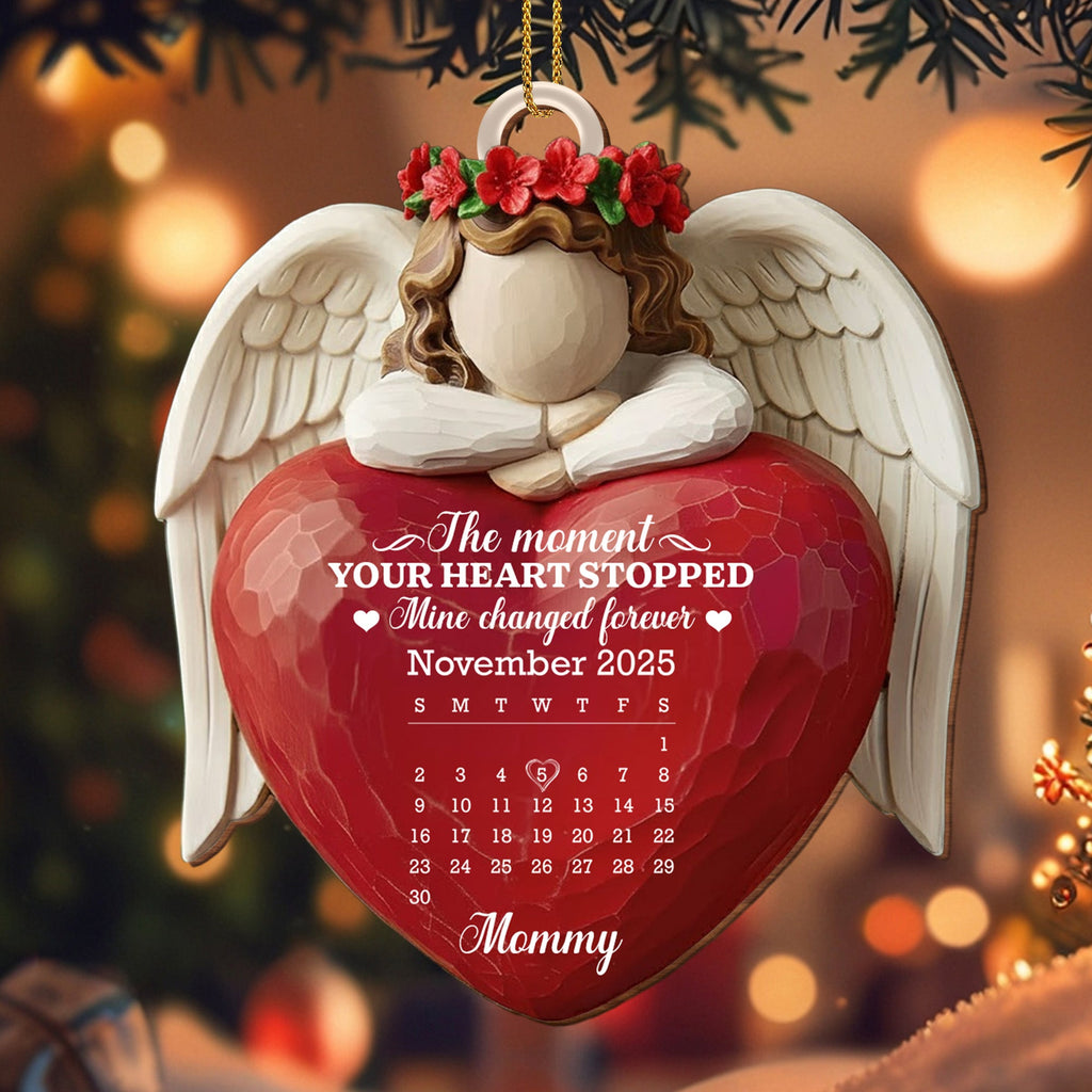 The Moment Your Heart Stopped, Angel Holding Heart