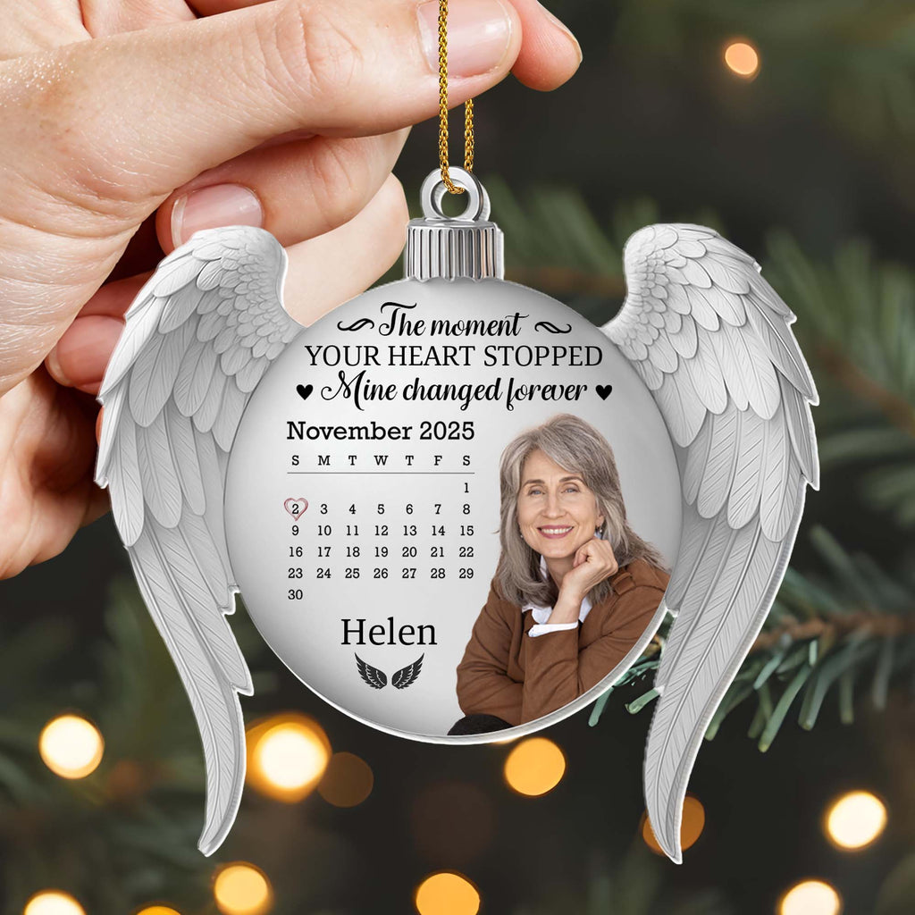 The Moment Your Heart Stopped, Wings and Heart Ornament