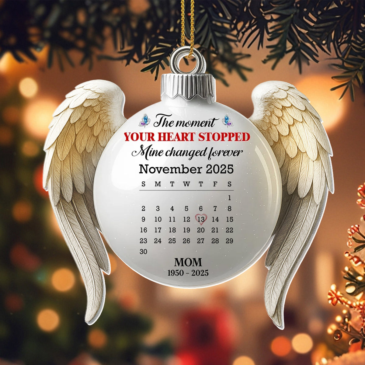 The Moment Your Heart Stopped, Life Changed, Wings Calendar