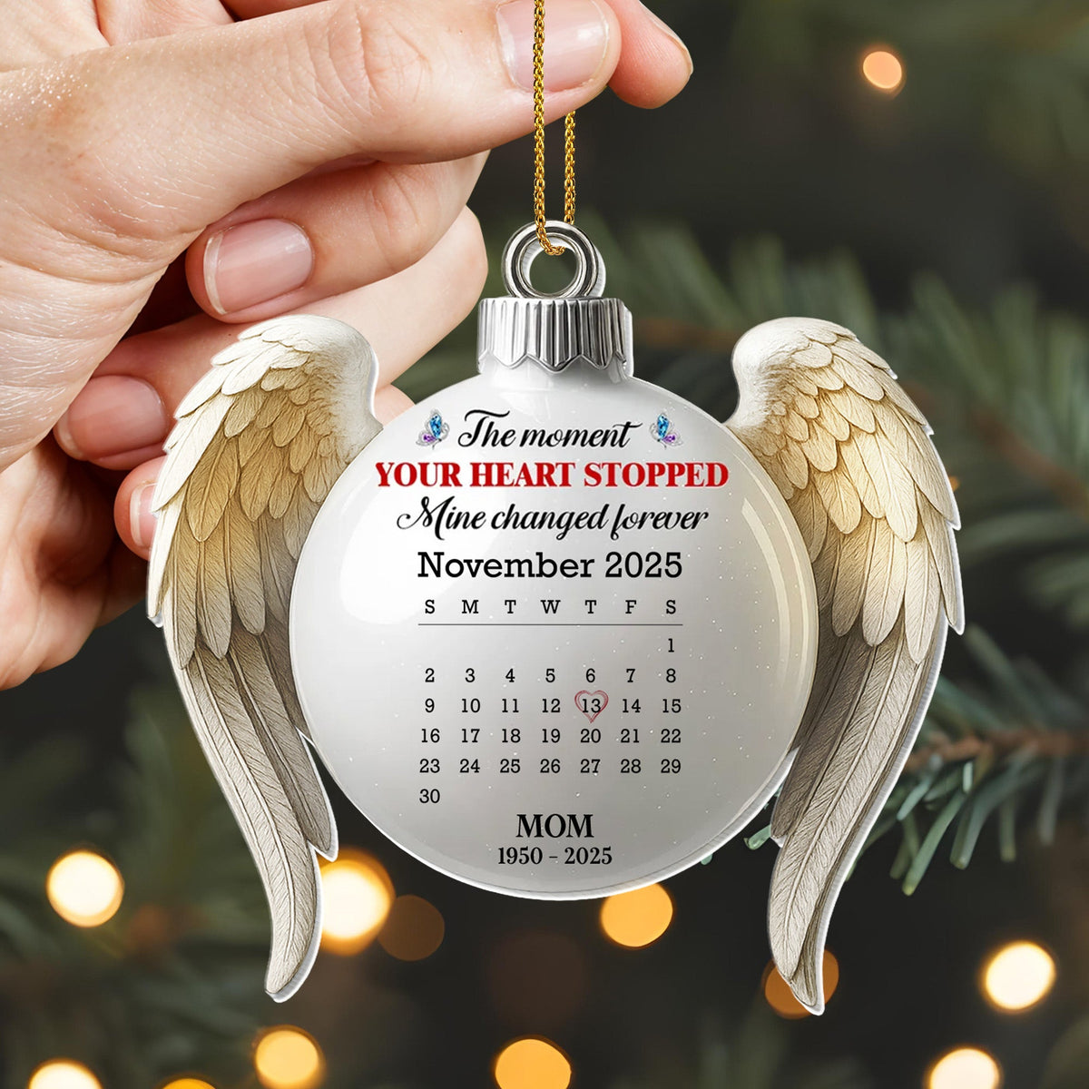 The Moment Your Heart Stopped, Life Changed, Wings Calendar