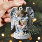 In Loving Memory Angel With Heart-Shaped Frame