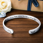 You Never Walk Alone, I'm Always With You With Wings Design