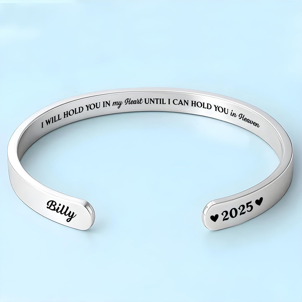 I Will Hold You in My Heart, Heart and Heaven Message Bracelet