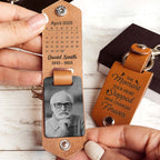 The Moment Your Heart Stopped Mine Changed Forever, Memorial Keychain