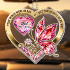 Our Wings Were Ready, Butterflies and Heart Gemstone