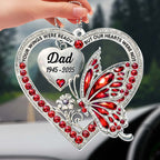 Your Wings Were Ready But Our Hearts Were Not, Butterfly Heart Design